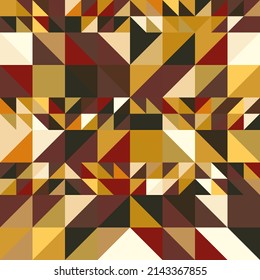 Fondo abstracto y transparente de las formas geométricas Patrón haótico. Mosaico geométrico de triángulos, plantilla abstracta de polígono vectorial, ilustración de estilo deportivo extremo, gruñón, textura para tela textil