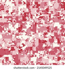 Seamless Abstract Background of Geometric Shapes Haotic Pattern. Geometric Mosaic of Triangles, Vector Polygon Abstract Template, Extreme Sport Style Illustration, Texture for Textile Fabric