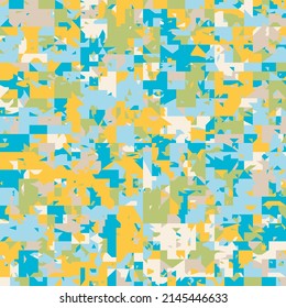 Seamless Abstract Background of Geometric Shapes Haotic Pattern. Geometric Mosaic of Triangles, Vector Polygon Abstract Template, Extreme Sport Style Illustration, Texture for Textile Fabric