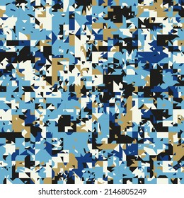 Fondo abstracto y transparente de las formas geométricas Patrón haótico. Mosaico geométrico de triángulos, plantilla abstracta de polígono vectorial, ilustración de estilo deportivo extremo, textura para tela textil