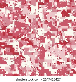 Seamless Abstract Background of Geometric Shapes Haotic Pattern. Geometric Mosaic of Triangles, Vector Polygon Abstract Template, Extreme Sport Style Illustration, Texture for Textile Fabric