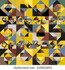 Fondo abstracto y transparente de las formas geométricas Patrón haótico. Mosaico geométrico de triángulos, plantilla abstracta de polígono vectorial, ilustración de estilo deportivo extremo, textura para tela textil