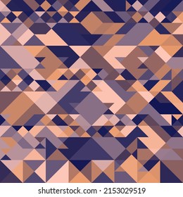Fondo abstracto y transparente de las formas geométricas Patrón haótico. Mosaico geométrico de triángulos, plantilla abstracta de polígono vectorial, ilustración de estilo deportivo extremo, textura para tela textil