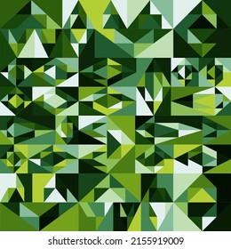 Seamless Abstract Background of Geometric Shapes Haotic Pattern. Geometric Mosaic of Triangles, Vector Polygon Abstract Template, Extreme Sport Style Illustration, Texture for Textile Fabric