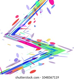 Background from geometric shapes for logo