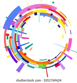 Background from geometric shapes for logo