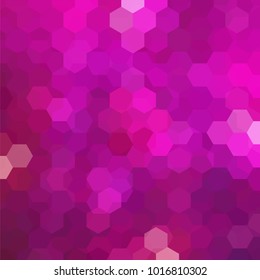 Background of geometric shapes. Pink mosaic pattern. Vector EPS 10. Vector illustration