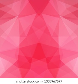 Background of geometric shapes. Pink mosaic pattern. Vector EPS 10. Vector illustration