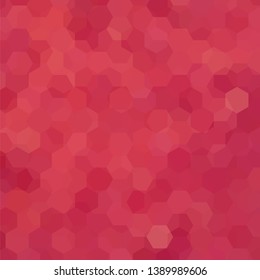 Background of geometric shapes. Pink mosaic pattern. Vector EPS 10. Vector illustration