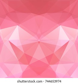 Background of geometric shapes. Pink mosaic pattern. Vector EPS 10. Vector illustration
