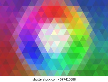 Background of geometric shapes. Polygon background. Colorful mosaic pattern.
