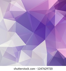 Background of geometric shapes. Purple mosaic pattern. Vector EPS 10. Vector illustration