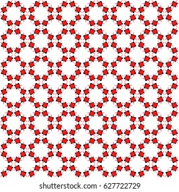 Background of geometric shapes. Red, black colors