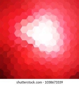 Background of geometric shapes. Red mosaic pattern. Vector EPS 10. Vector illustration