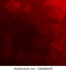 Background of geometric shapes. Red mosaic pattern. Vector EPS 10. Vector illustration