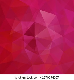 Background of geometric shapes. Red mosaic pattern. Vector EPS 10. Vector illustration