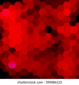 Background of geometric shapes. Red mosaic pattern. Vector EPS 10. Vector illustration