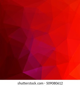 Background of geometric shapes. Red mosaic pattern. Vector EPS 10. Vector illustration