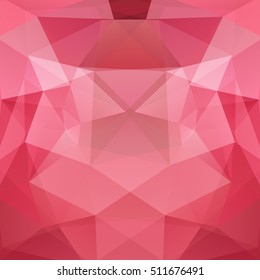Background of geometric shapes. Red mosaic pattern. Vector EPS 10. Vector illustration