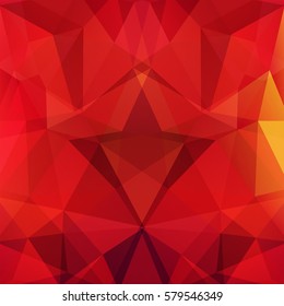 Background of geometric shapes. Red mosaic pattern. Vector EPS 10. Vector illustration