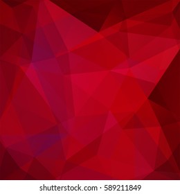 Background of geometric shapes. Red mosaic pattern. Vector EPS 10. Vector illustration