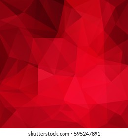 Background of geometric shapes. Red mosaic pattern. Vector EPS 10. Vector illustration