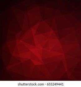 Background of geometric shapes. Red mosaic pattern. Vector EPS 10. Vector illustration