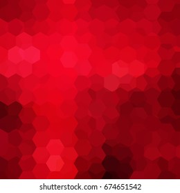 Background of geometric shapes. red mosaic pattern. Vector EPS 10. Vector illustration
