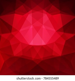 Background of geometric shapes. Red mosaic pattern. Vector EPS 10. Vector illustration