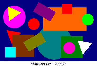 background, geometric shapes,  repeating pattern made up of geometric shapes,