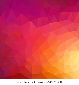Background of geometric shapes. Retro triangle background. Colorful mosaic pattern.
