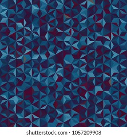 Background of geometric shapes. Seamless mosaic pattern. Vector illustration. Blue, purple colors.