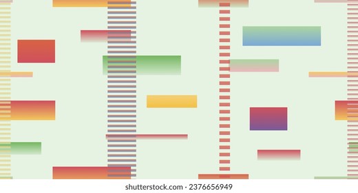 Fondo de formas geométricas. Fondo sin inconvenientes con cuadrados y rectángulos. Ilustración del vector