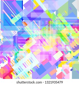 Background from geometric shapes - squares, rectangles