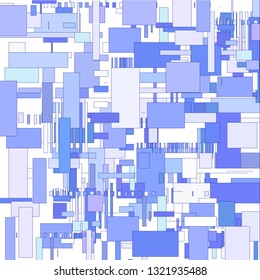 Background from geometric shapes - squares, rectangles