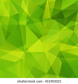 Background of geometric shapes. Vector EPS 10. Vector illustration. Green color. 