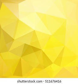 Background of geometric shapes. Yellow mosaic pattern. Vector EPS 10. Vector illustration