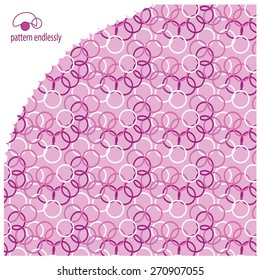 background Geometric sphere Purple and white. Can be used endlessly the print.