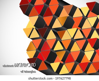 background of geometric triangles eps 10