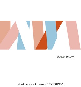 Background geometric vector design for business presentation or report