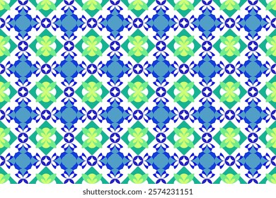 Background geometric vector fabric blue green 