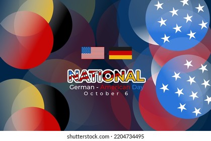 Background German American day vector illustration