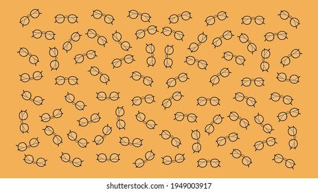 
Un fondo con gafas, se puede usar en bolsos de papel, fondos, envoltura de regalos, etc.