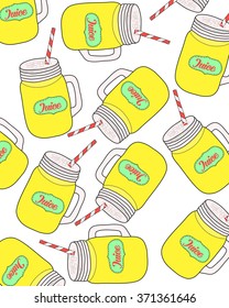 
background glasses with fresh lemon juice