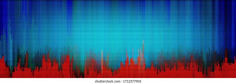 Background of glitch manipulations. Stock vector illustration. Abstract texture.