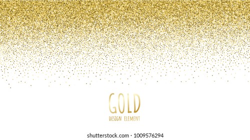 Background with glitter golden frame and space for text. eps10