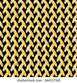 Background of glitter golden leaves. Vector illustration for your design