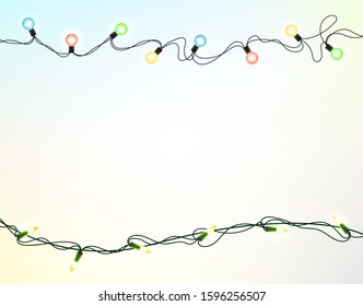Fondo con luces brillantes. Plantilla para carteles, carteles y tarjetas de felicitación