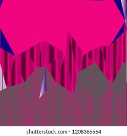 Background glowing red, pink. grey, rock, crack in the background.