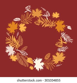 Background gold autumn